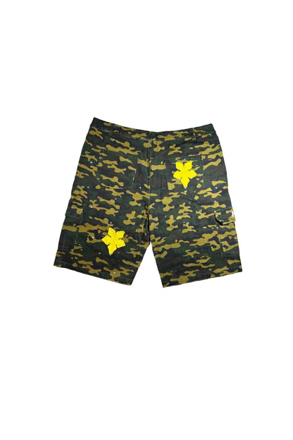 CAMO RHINESTONE HXL JORTS