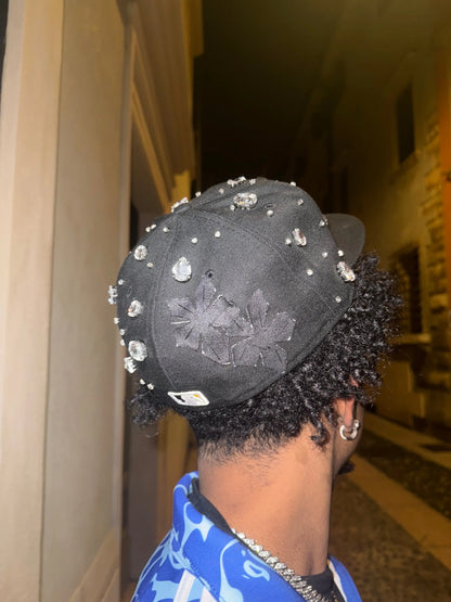 P RHINESTONE CUSTOM HAT